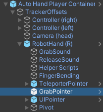 Where this components is found on the demo hands