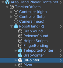 Where this components is found on the demo hands
